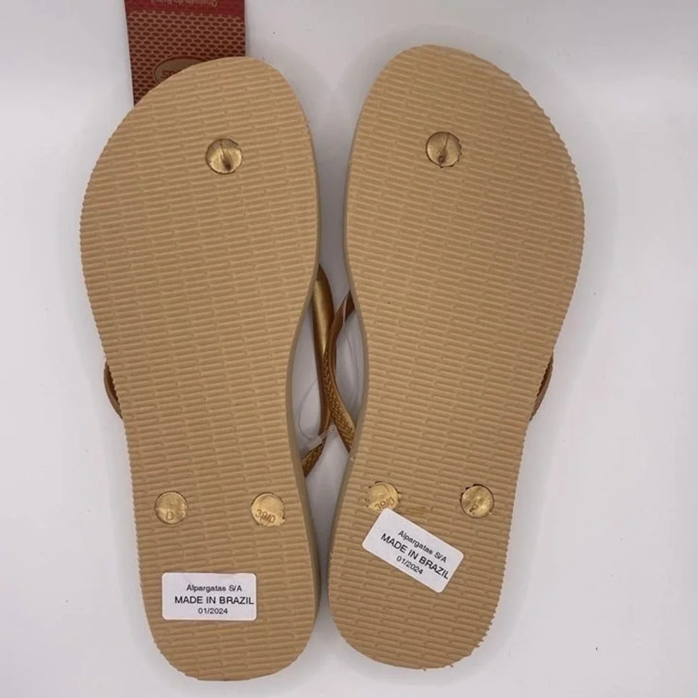 ONLY PAIR! W's 9/10 | Havaianas Slim Flatform flip flops sandals | SLIM0020